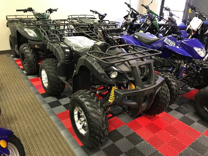 RPS DF200AVA 170cc ATV w/Upgraded Chrome Rims